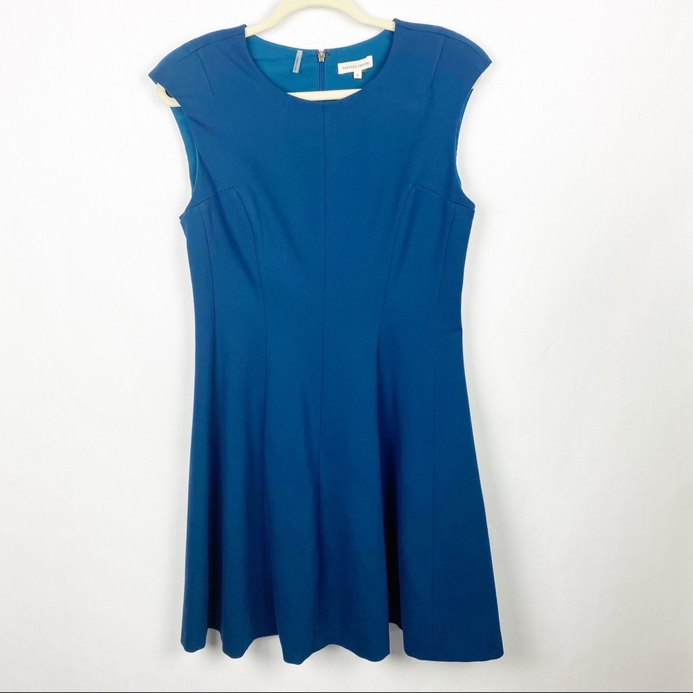 Rebecca Taylor Cap Sleeve A-line Career Dress 8